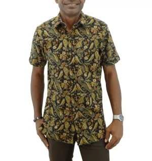 265-145 Bellinne S/Sleeve Men's Printed Shirt Multicolor - S-XXXL