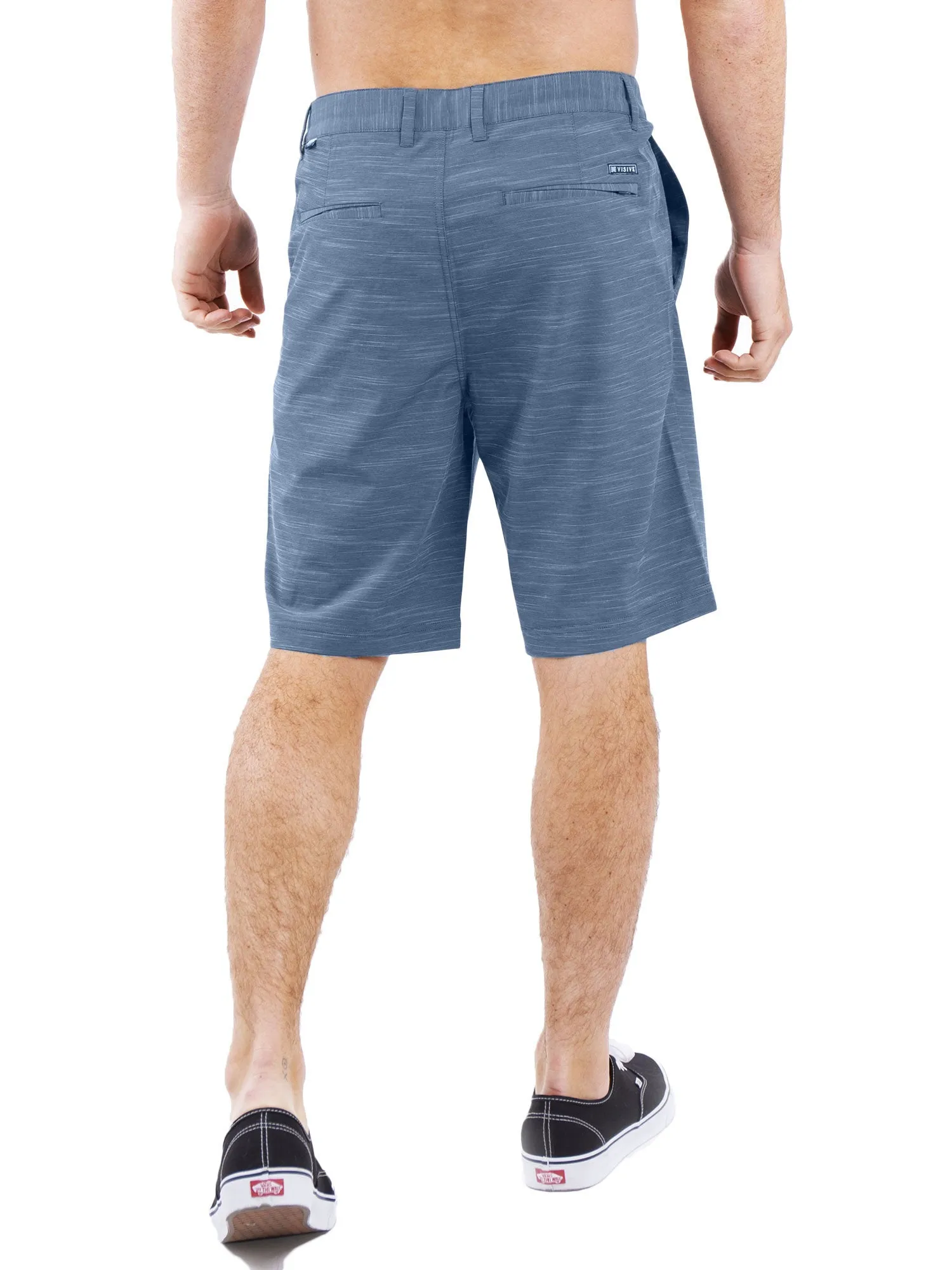 All In One Mens Hybrid Shorts - Slub Red