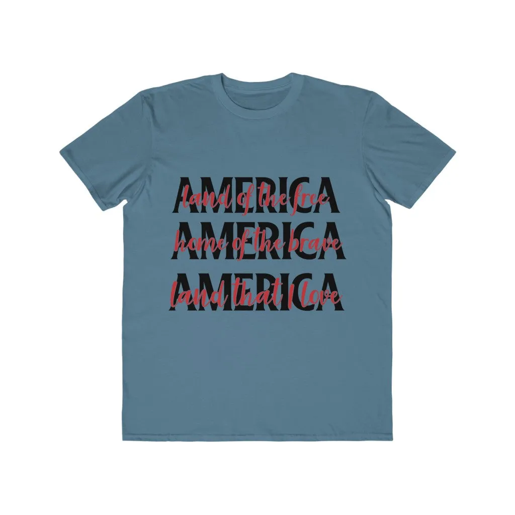 America Home Men's Lightweight Fashion Tee