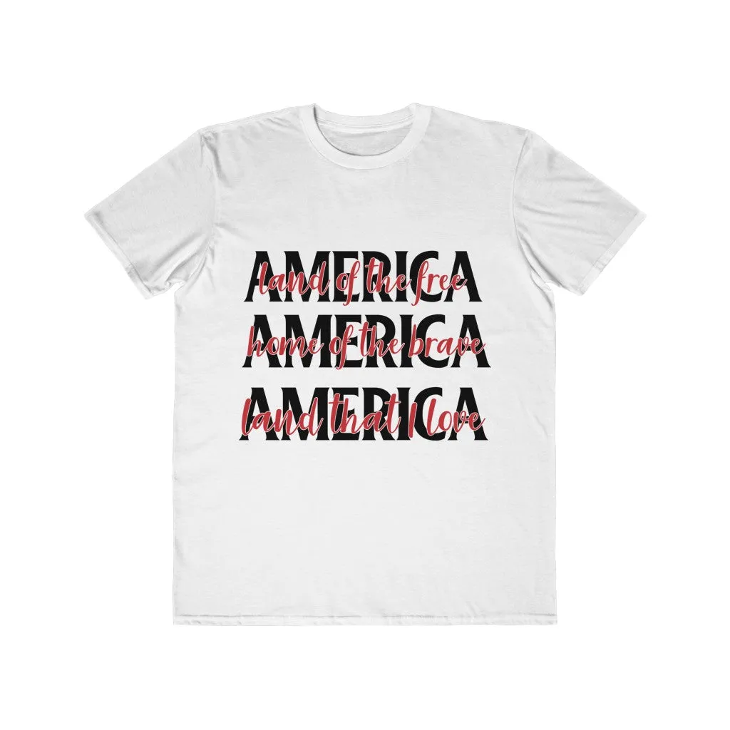 America Home Men's Lightweight Fashion Tee