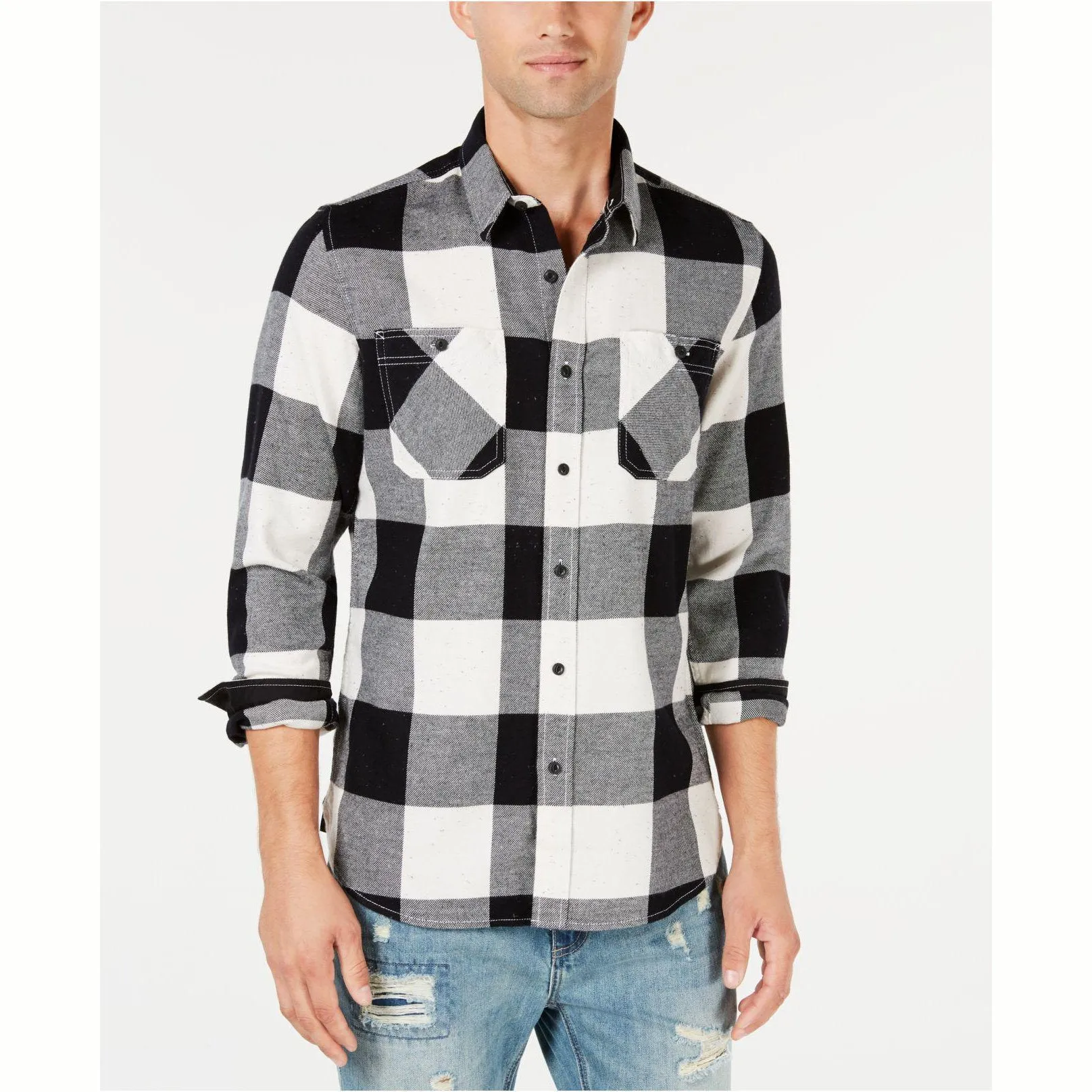 American Rag Mens Adam Nep Check Shirt