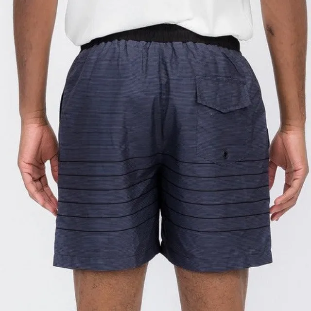 Blue stripes Swim Shorts