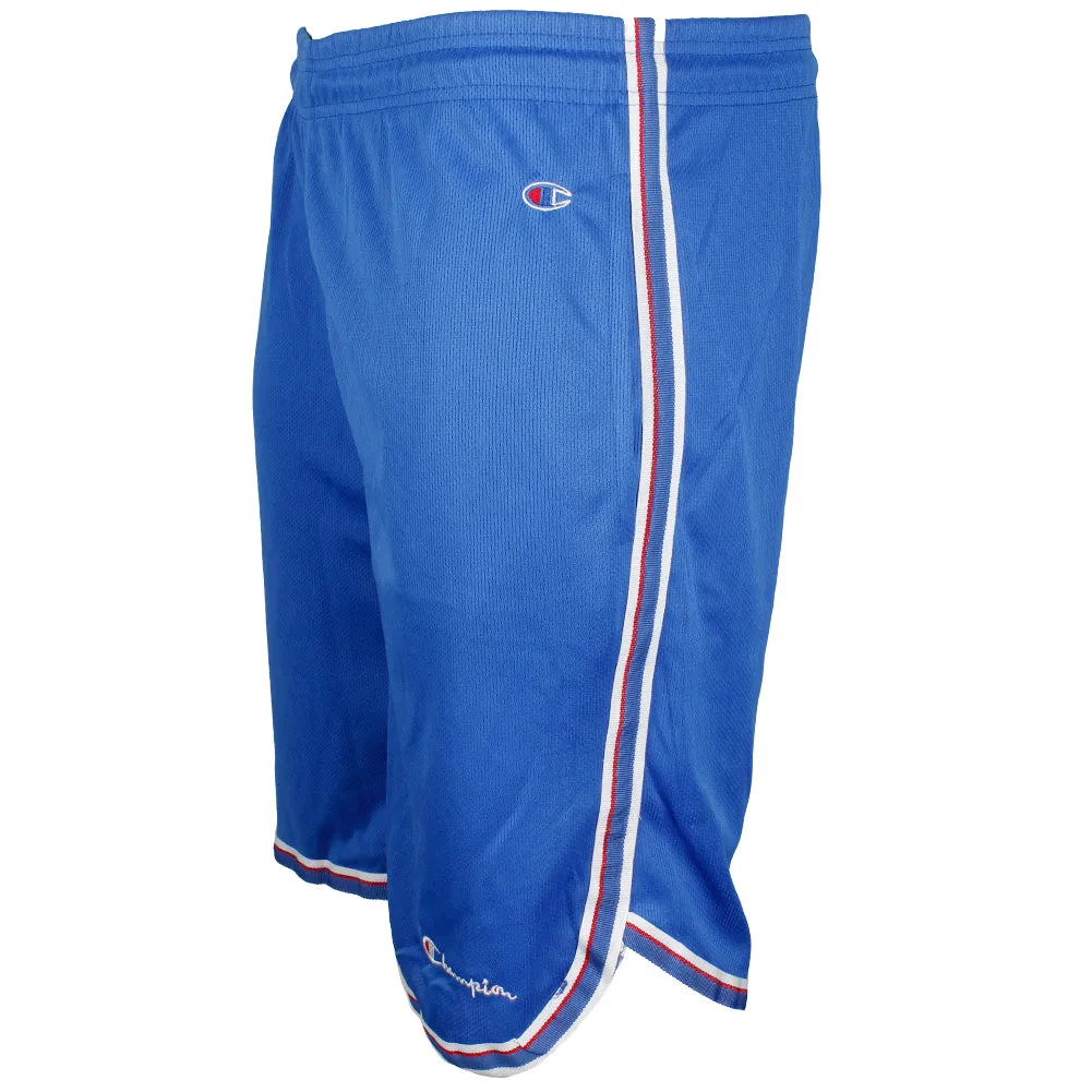 Champion Men's Athletic Mesh Pocket Striped Gym Basketball Shorts 9"