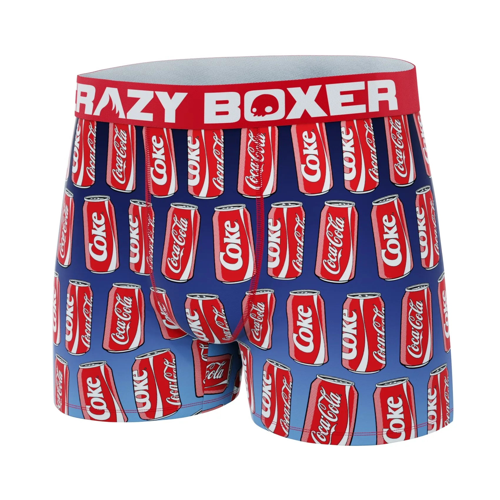 CRAZYBOXER Coca Cola Lovers Men's Boxer Briefs (Creative Packaging)