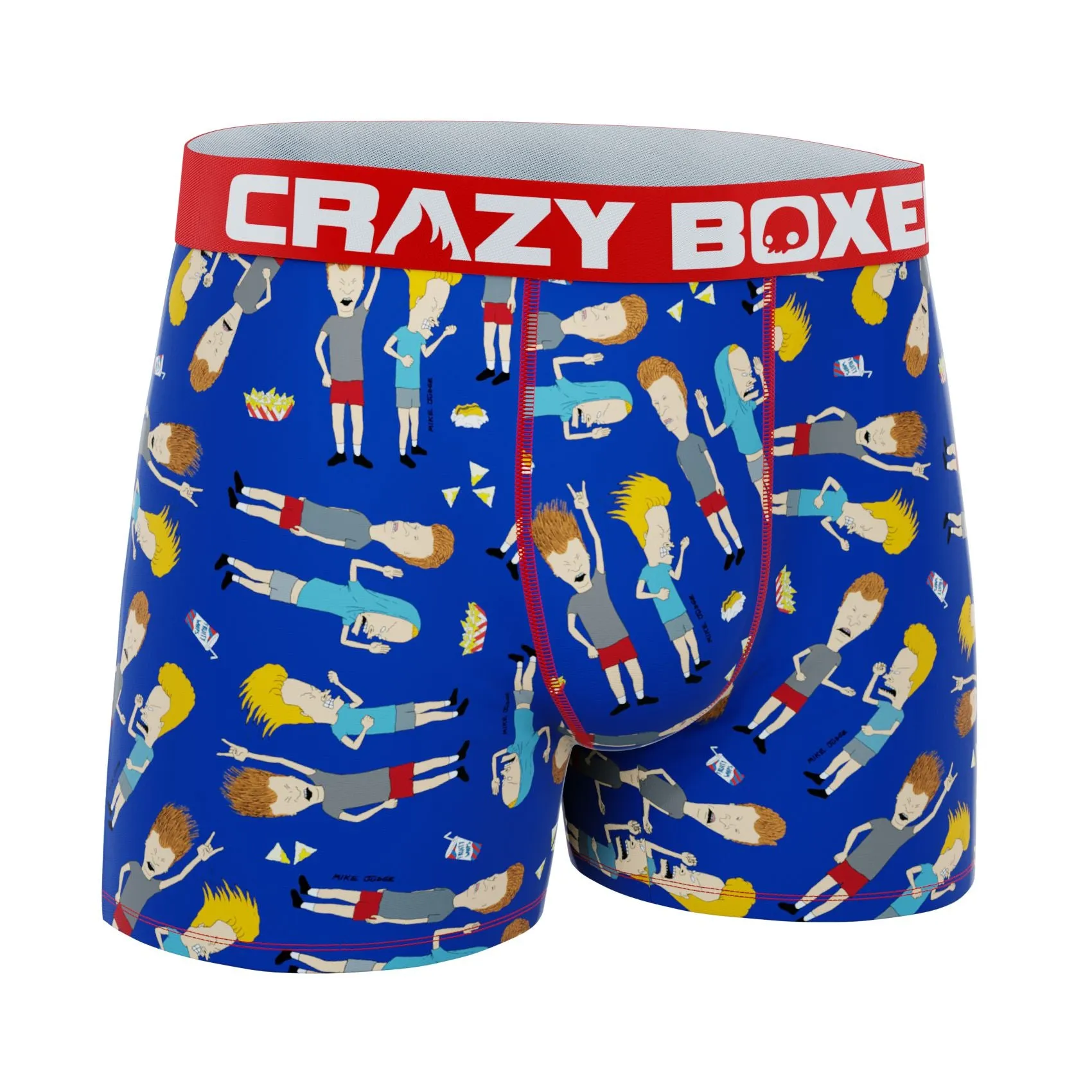 CRAZYBOXER Mtv Beavis and Butt-Head Men's Boxer Briefs (Creative Packaging)