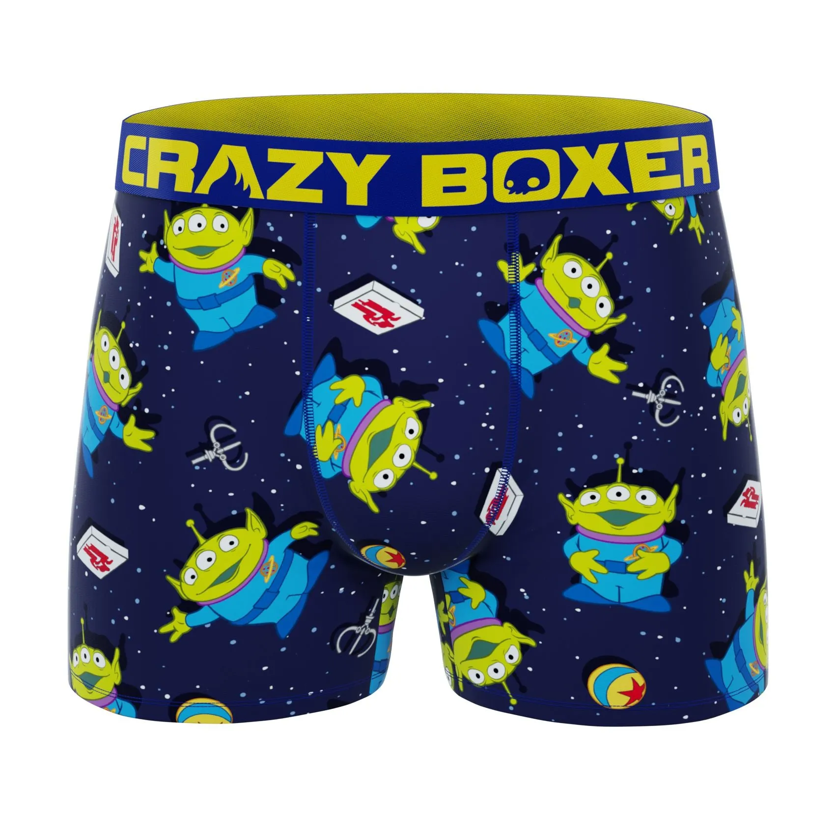 CRAZYBOXER Pixar Toy Story Aliens Men's Boxer Briefs (Creative Packaging)
