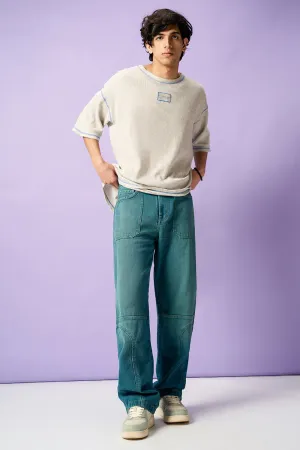 Deep Sea Drift Men's Straight Leg Jeans