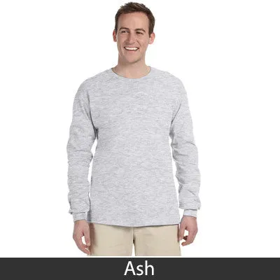 Delta Sigma Phi Long-Sleeve Shirt, 2-Pack Bundle Deal - Gildan 2400 - TWILL