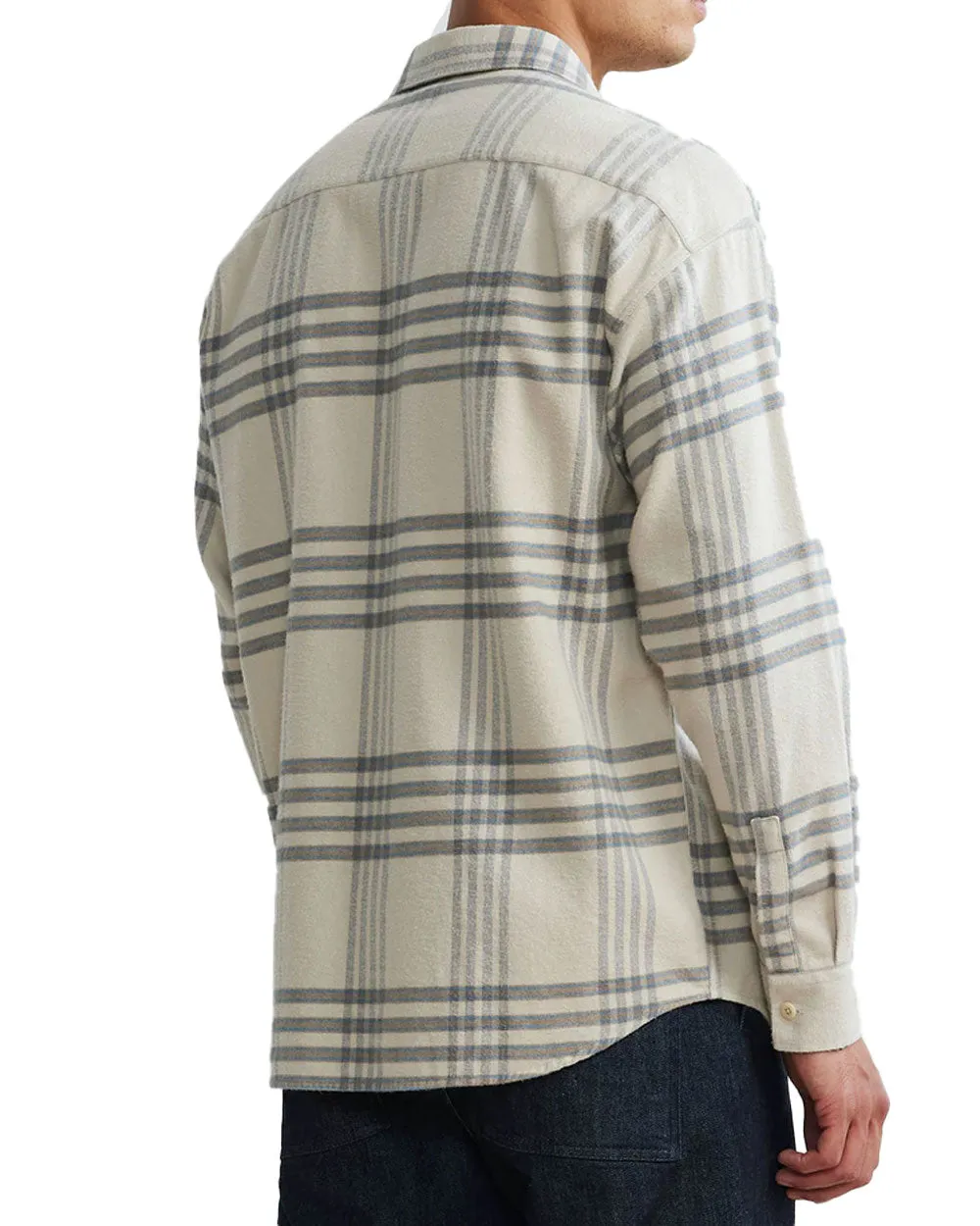 Deon Khaki Plaid Sportshirt