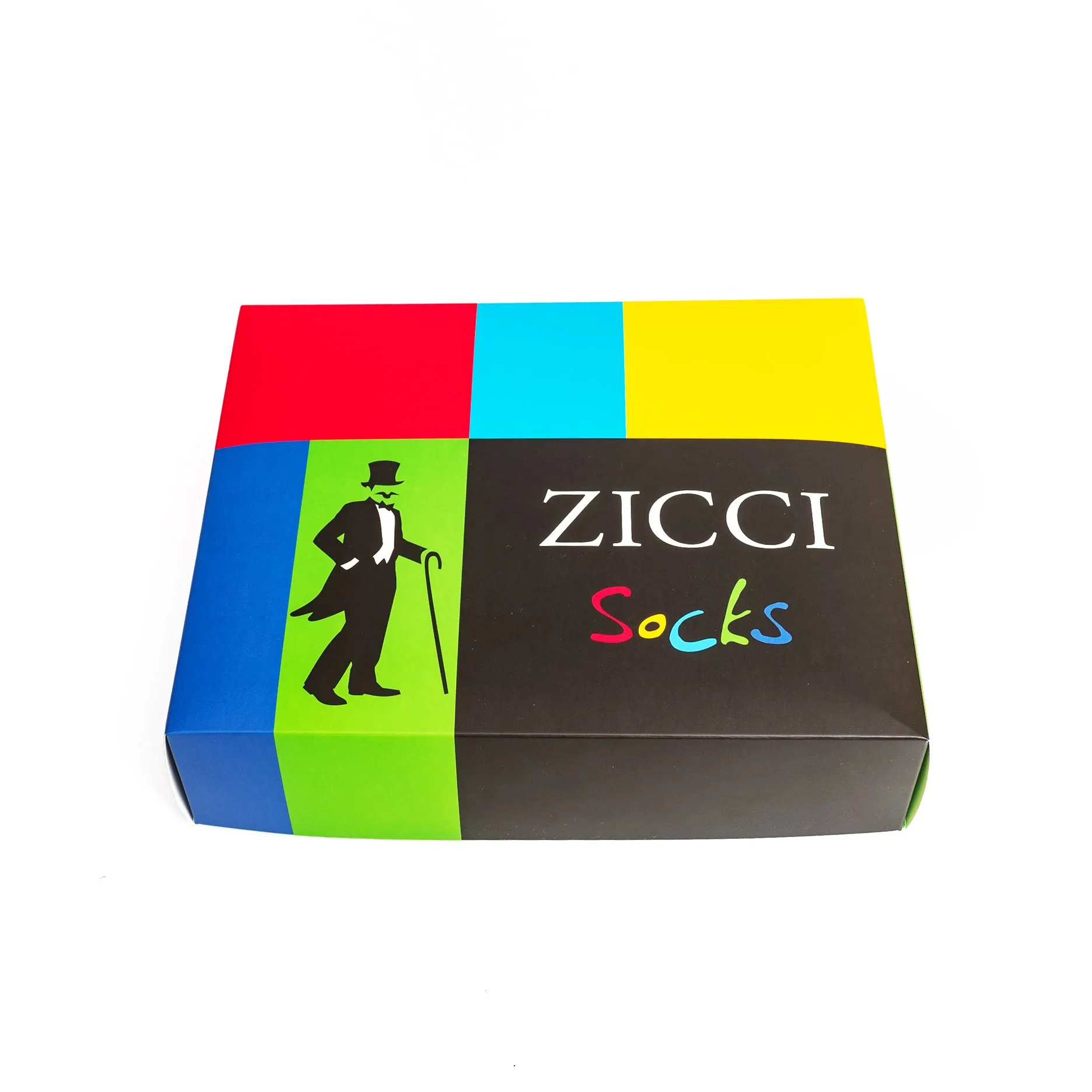 Geometric and Stripes and dots Gift Box -Colors blue, black ,Pink, - 5  Pairs
