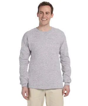 Gildan Long-Sleeve Ultra Cotton T-Shirt - Sport Grey