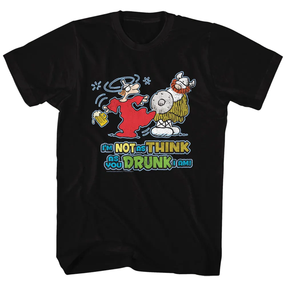Hagar The Horrible I'M Not As Think Men's T-Shirt