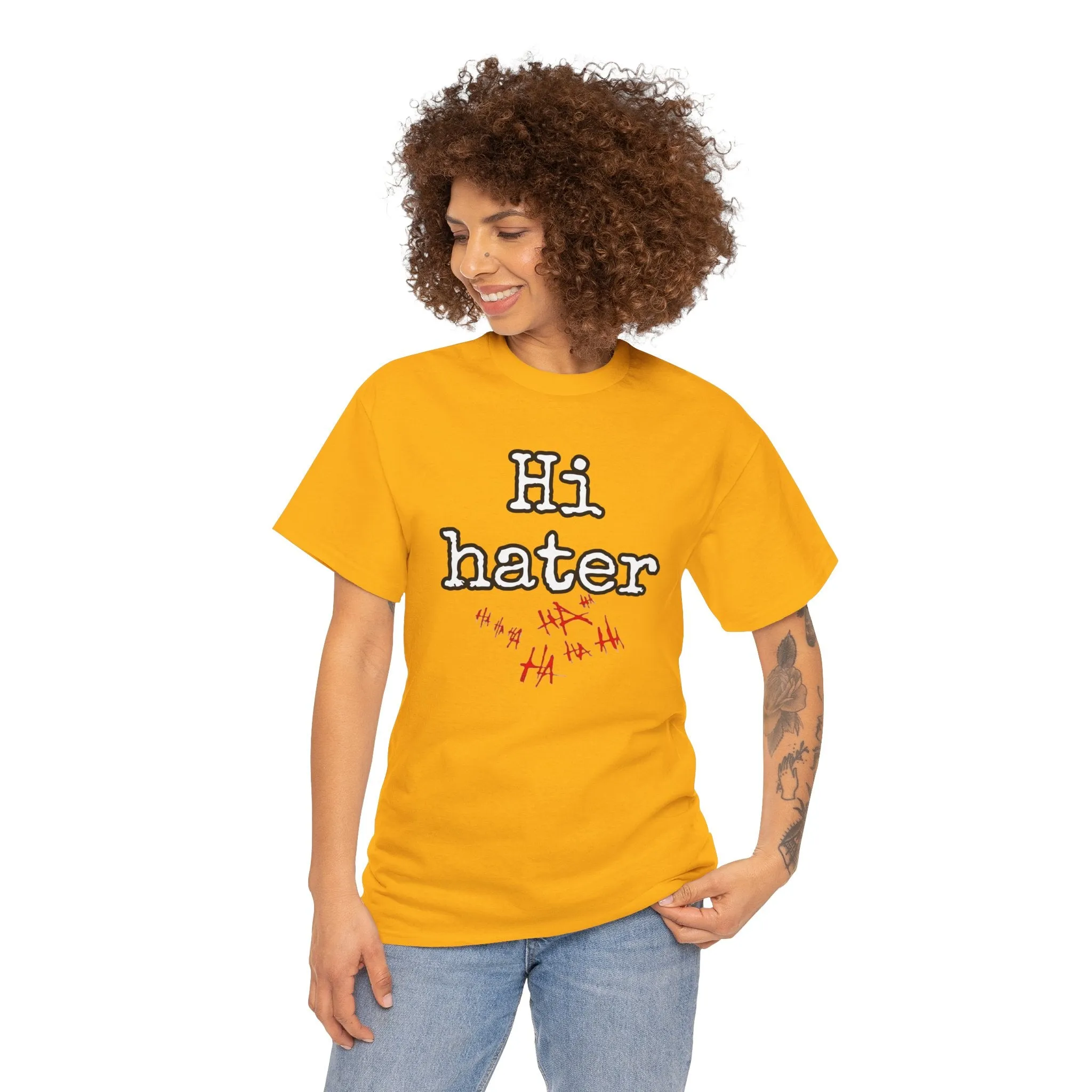 Hi hater Unisex Heavy Cotton Tee