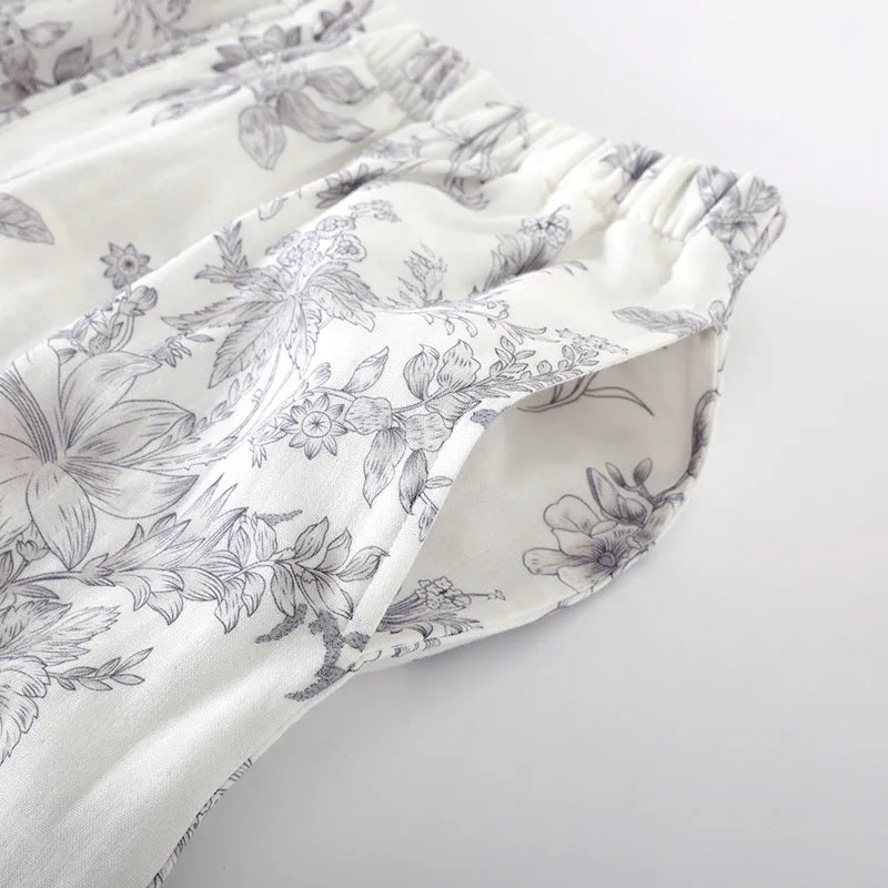 Hi Low Hem Cotton Pajama Set