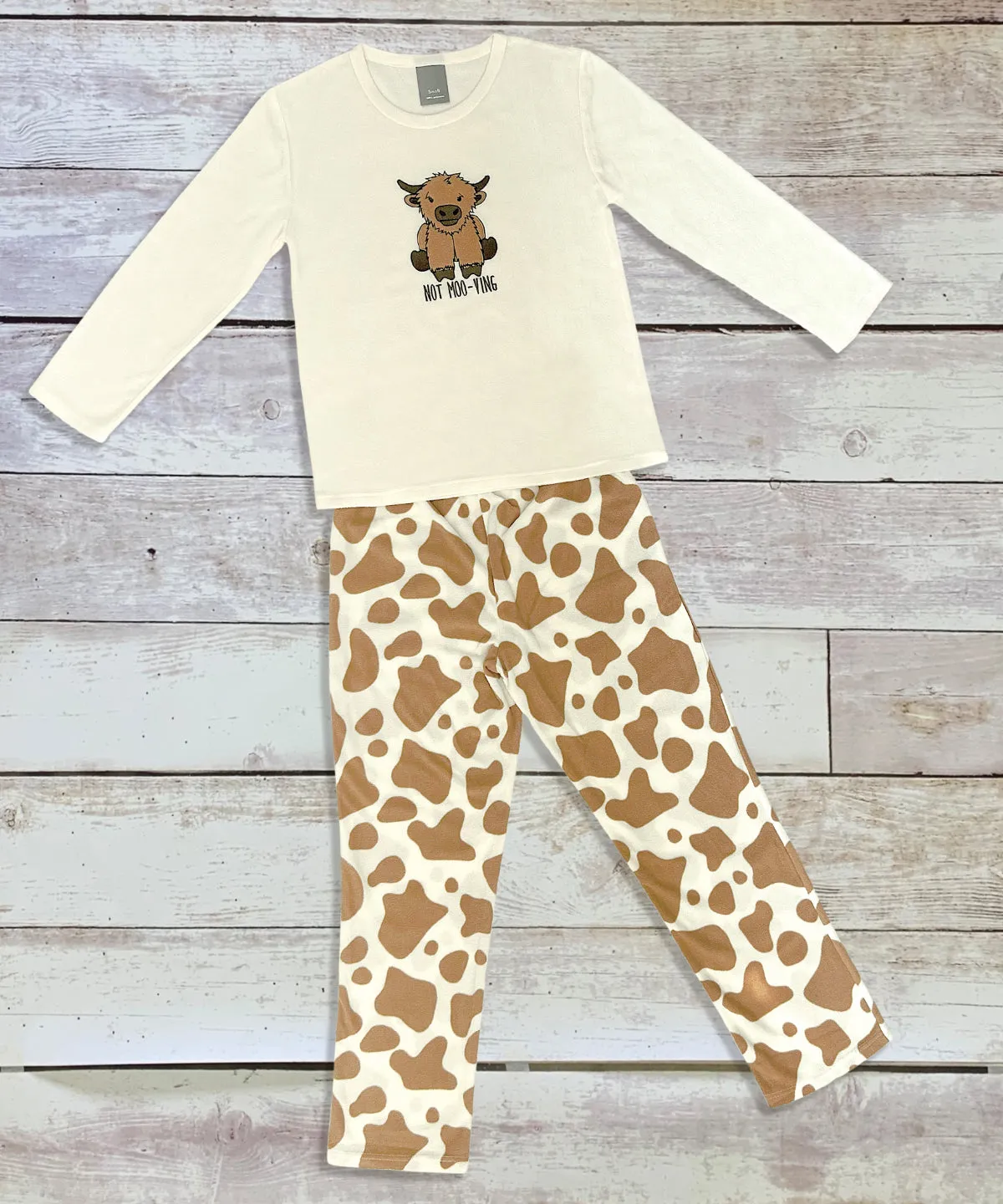 Highland Cow - Appliqué pyjamas