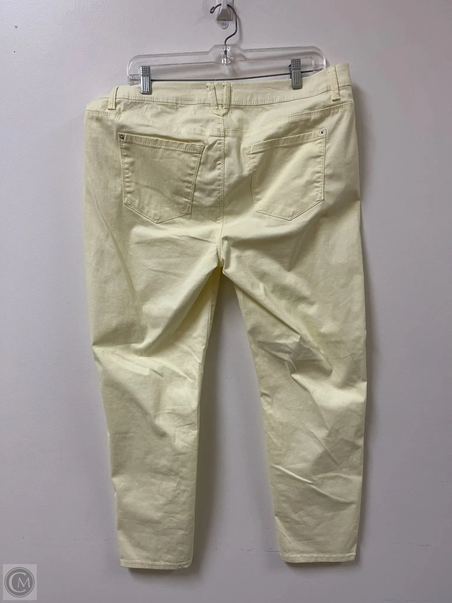 Jeans Skinny By Clothes Mentor In Yellow, Size: 16