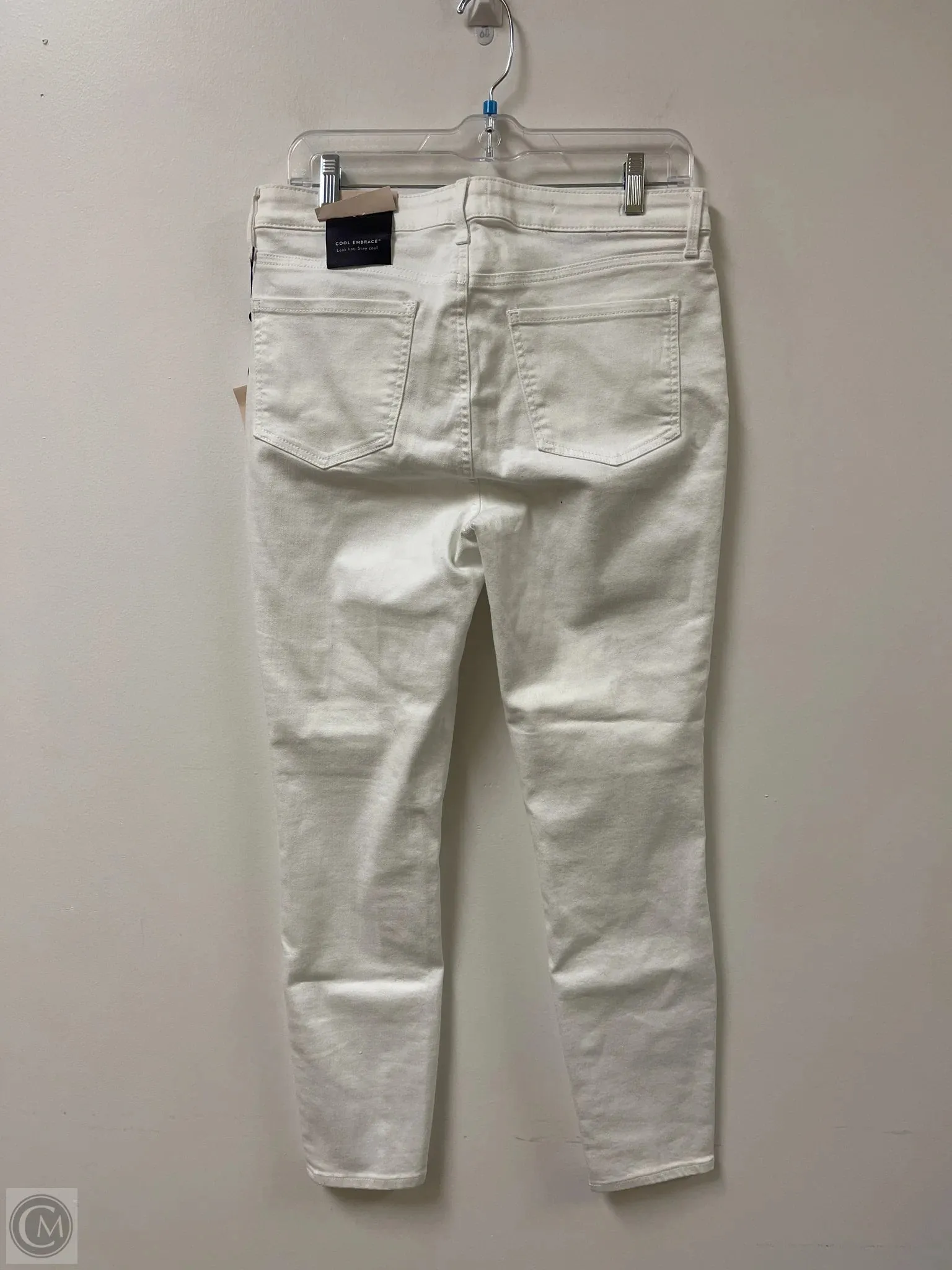 Jeans Skinny By Not Your Daughters Jeans In White Denim, Size: 8