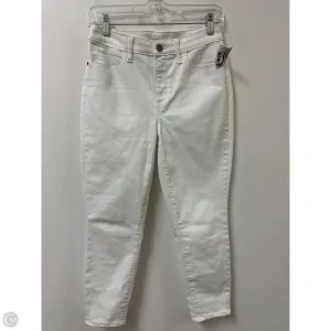 Jeans Skinny By Talbots In White, Size: 4