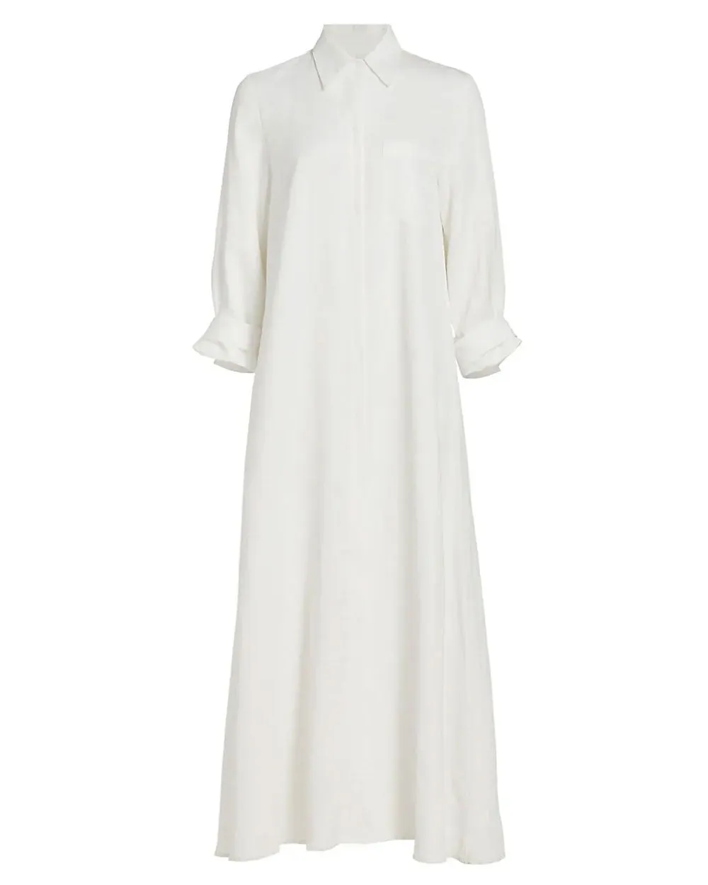 Jenny Coated Linen Maxi Dress