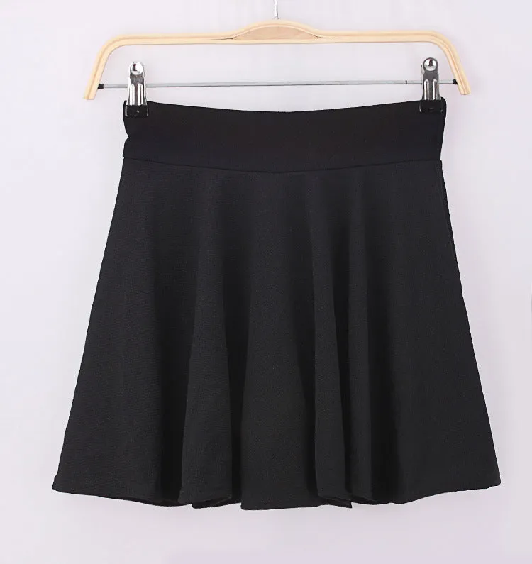 Korean A-Line Anti-Exposed High Waist Four Seasons Pleated skirt