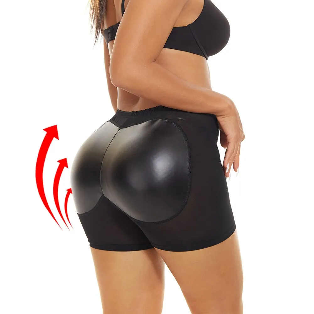 LAZAWG Butt Lifter Panties Body Shaper Boyshorts Control Panty Sexy Butt Shapewear Women Fake Butt Shapers Push Up Booties Strap
