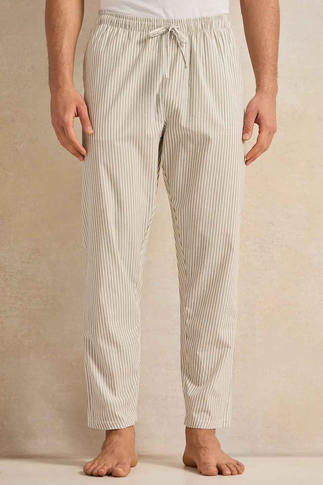 Men Beige Pyjama Bottom