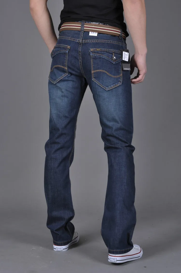 Men's Denim Trendy Straight-Leg Pants - GlamzLife