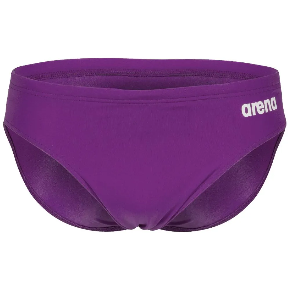 MEN'S TEAM SWIM BRIEF SOLID - PLUM