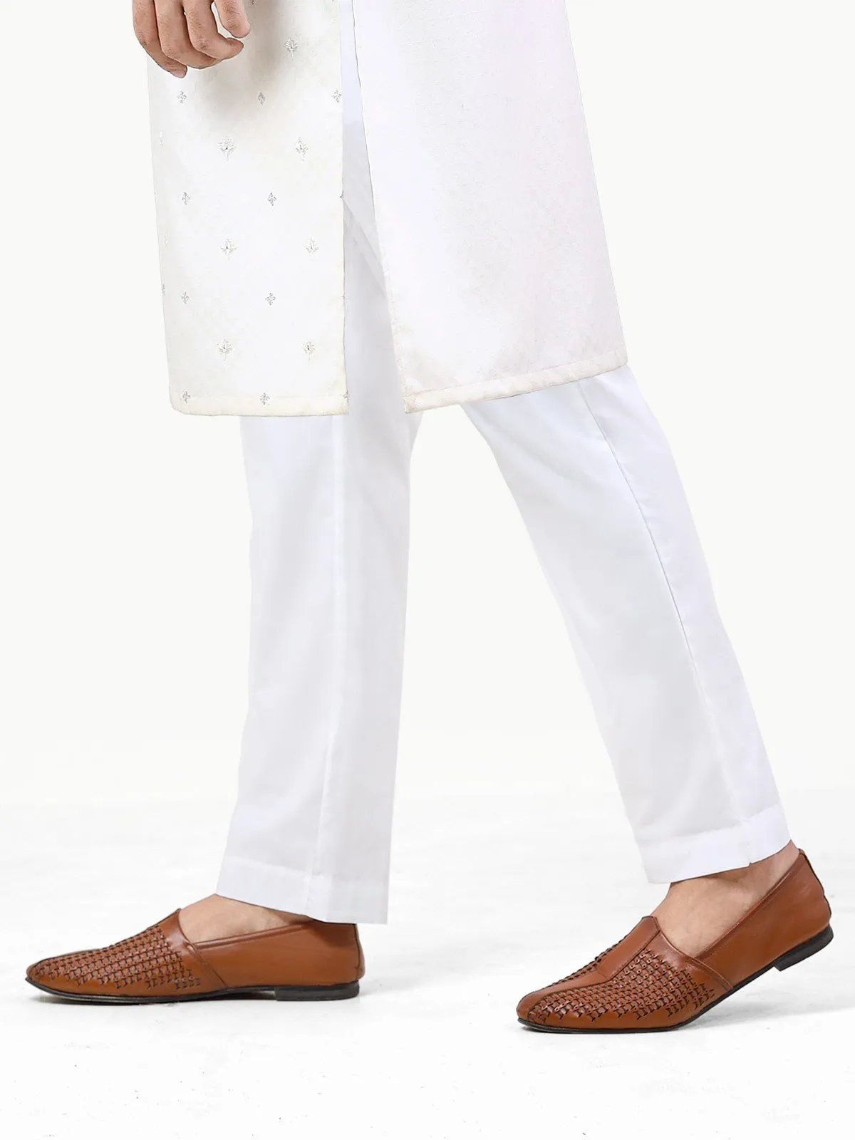 Men's White Pajama - EMBP20-9914