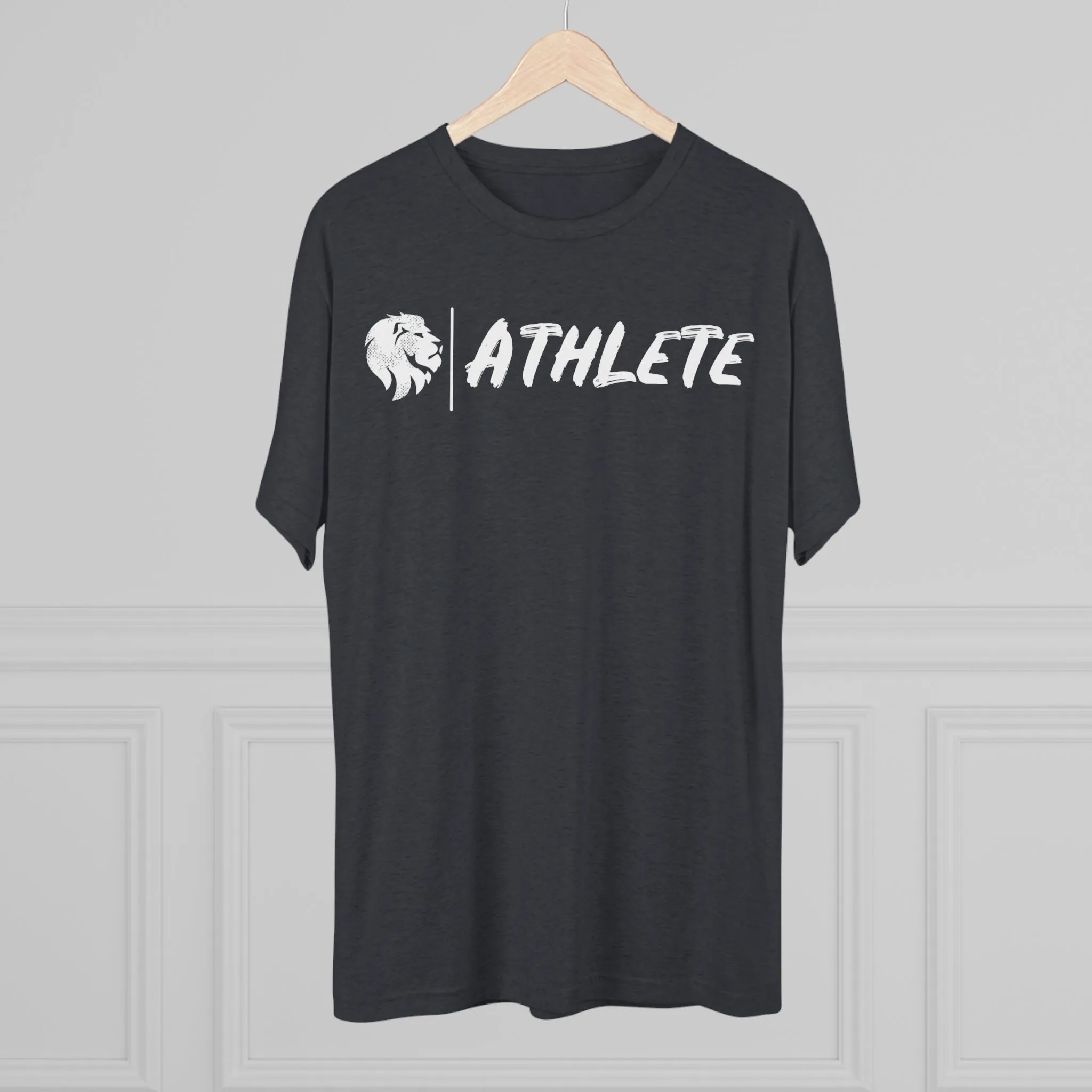 MKT athlete - white lettering Unisex Tri-Blend Crew Tee