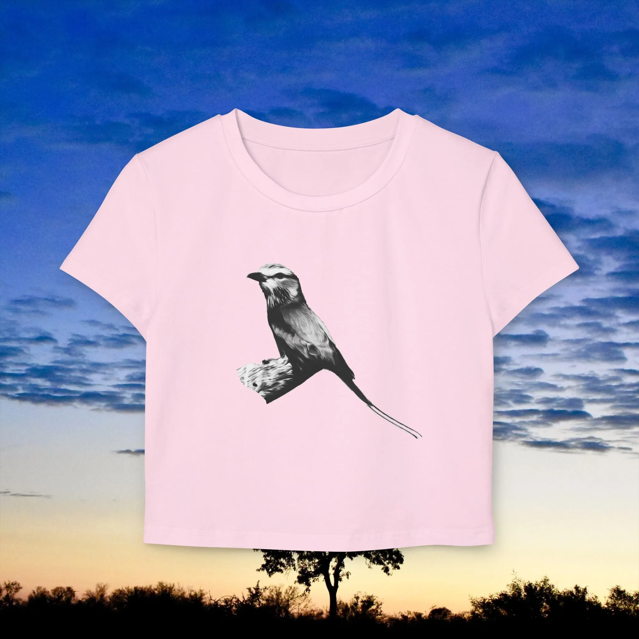 MOSS, Lilac Breasted Roller: Women's Baby Tee