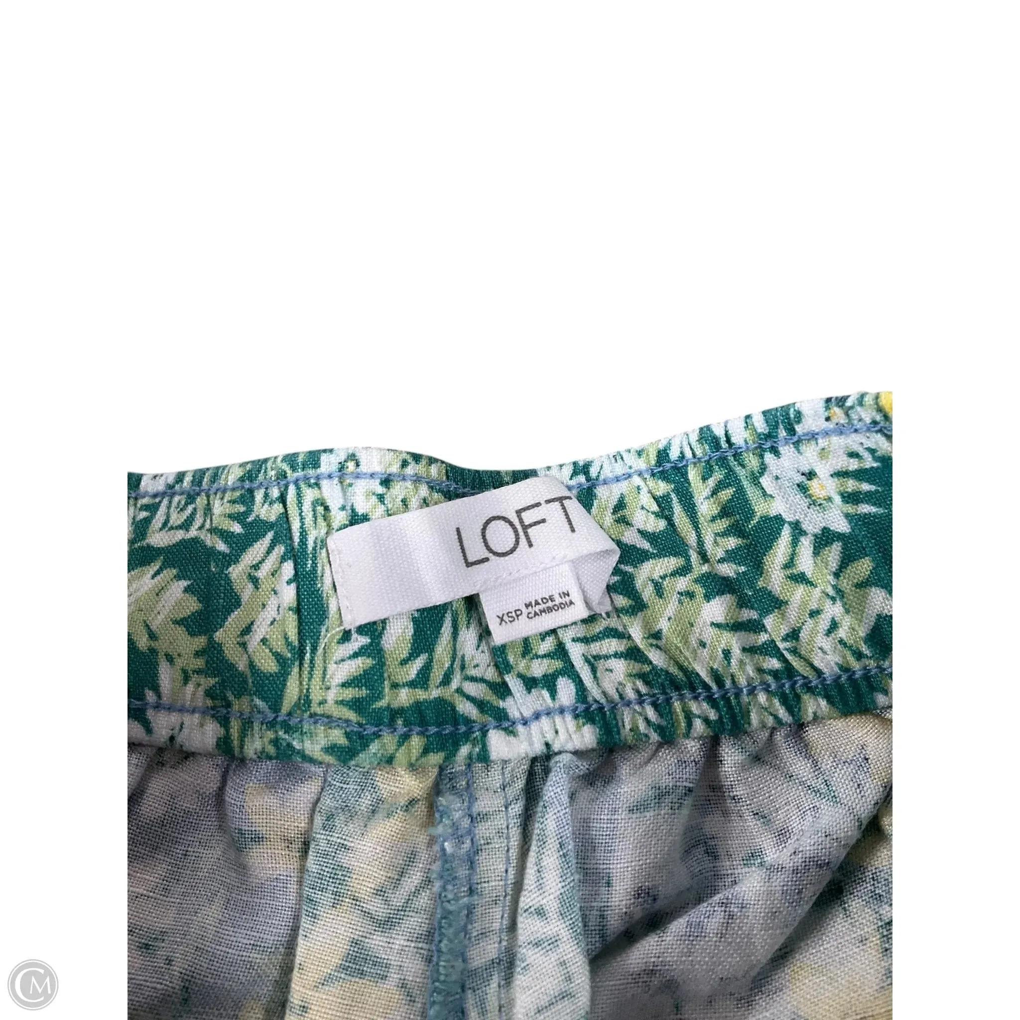 Pants Wide Leg By Loft In Floral Print, Size: 2p