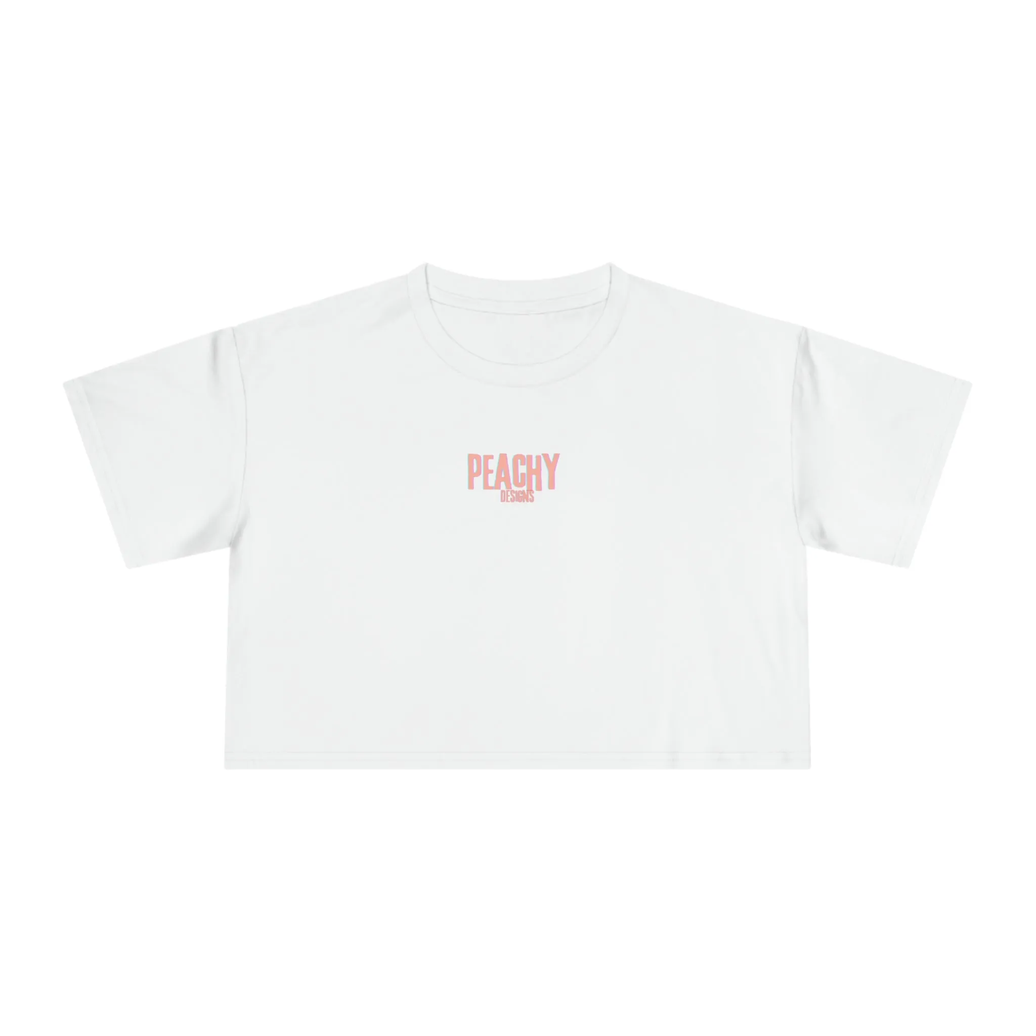 Peachy Designs (Cash Collection) Women's Crop Tee