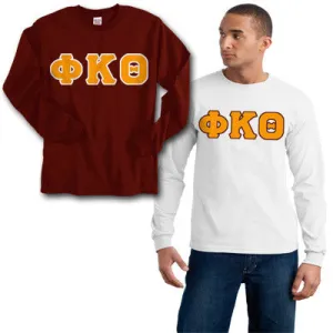 Phi Kappa Theta Long-Sleeve Shirt, 2-Pack Bundle Deal - Gildan 2400 - TWILL