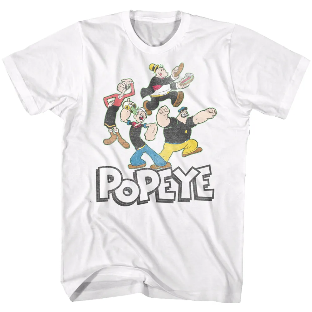 Popeye Pop Group Men's T-Shirt