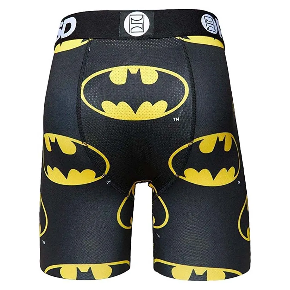 PSD Men's Black DC Batman Boxer Briefs Underwear - 42011003-BLK-S