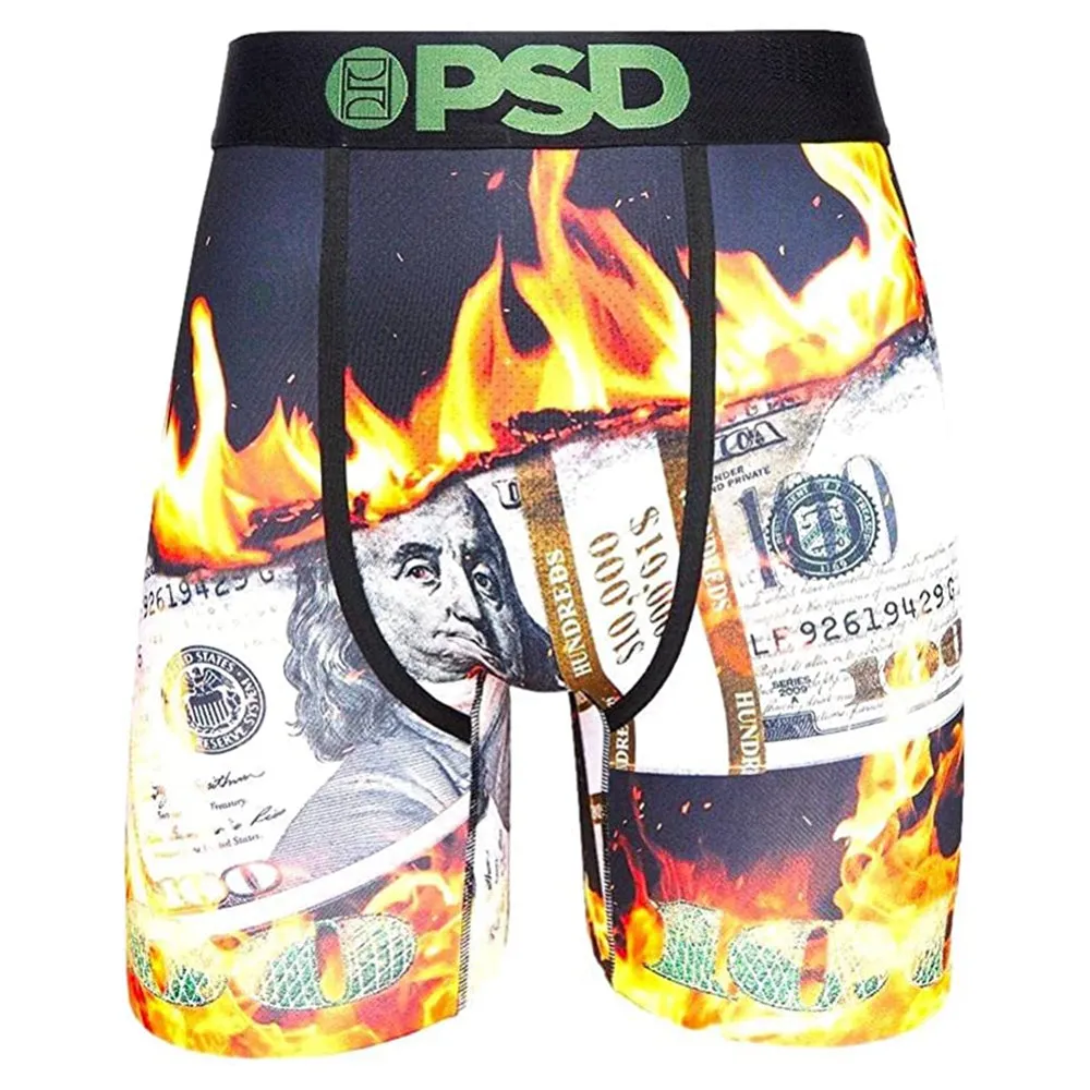 PSD Men's Multicolor Lit 100 Boxer Briefs Underwear - 121180059-MUL