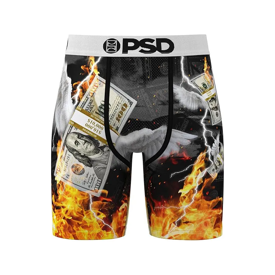 PSD Men's Multicolor MMF Boxer Briefs Extra Large Underwear (Knit) - 424180048-MUL-XL