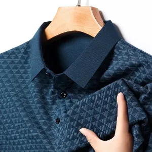Robinson Jacquard Triangle Polo