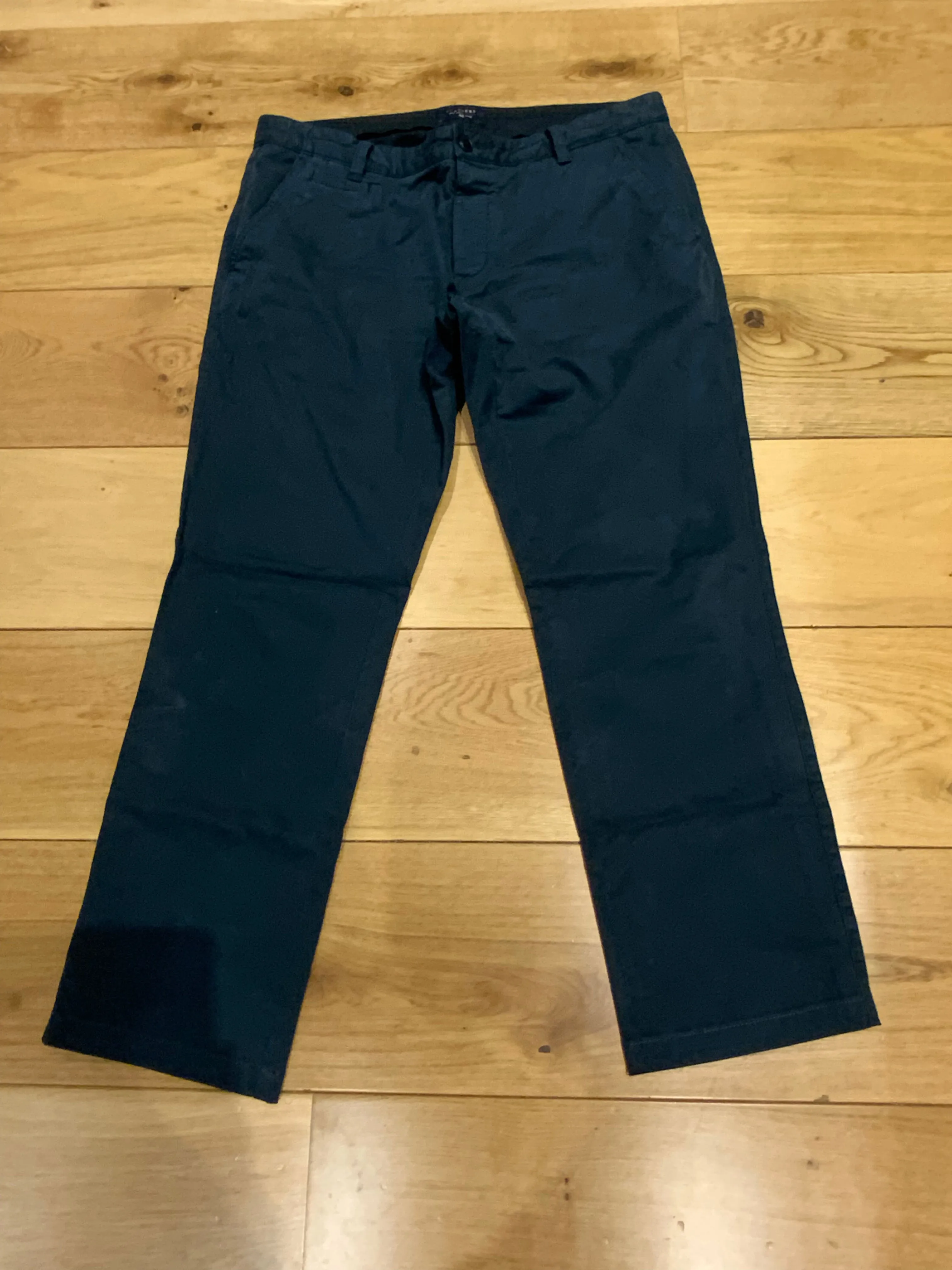 Scalpers Men's Navy Chinos TROUSERS - Trousers Pants Size EU 46 US 36 men