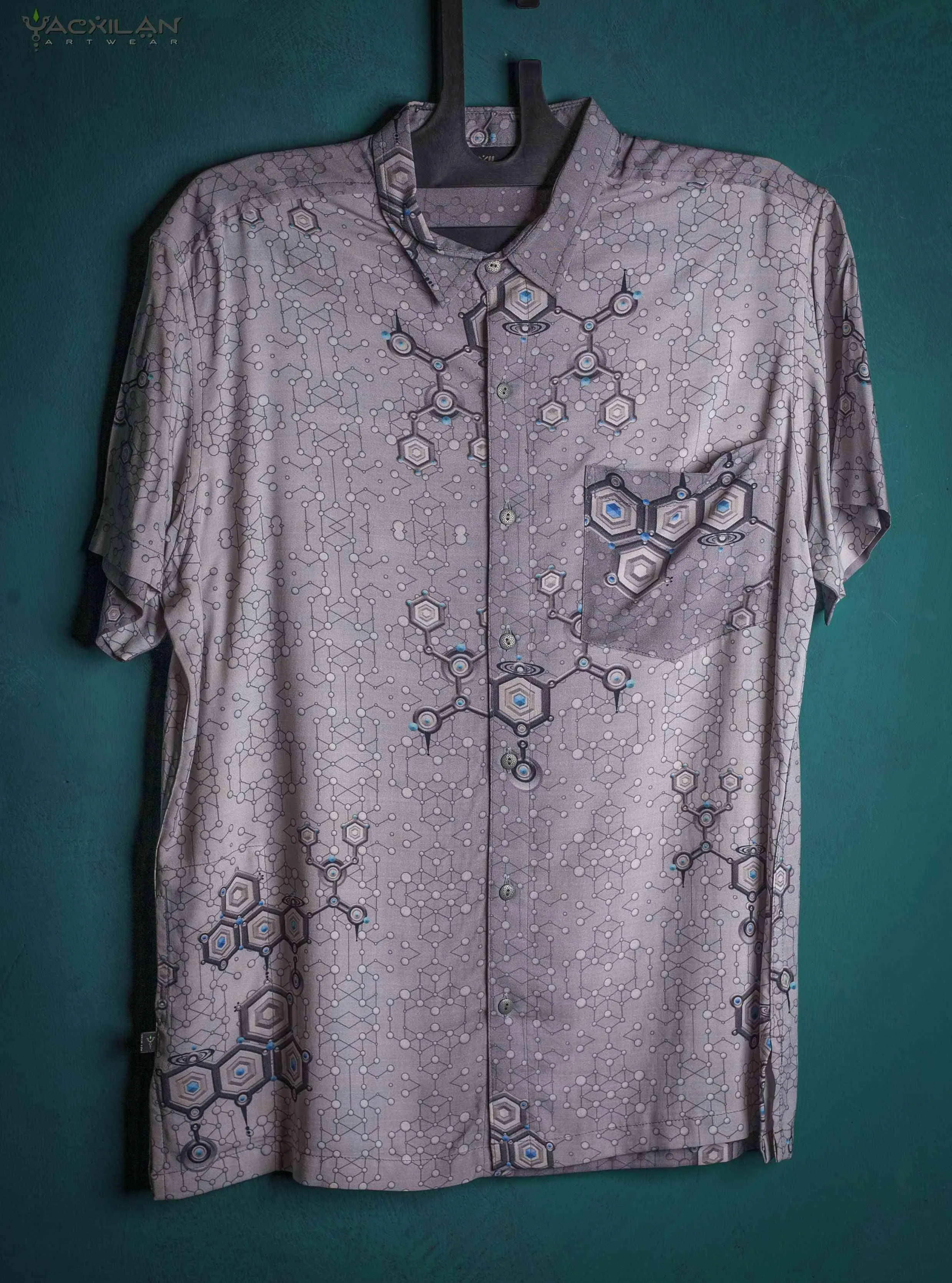 Shirt Men Half Sleeves / Viscose AOP - LSDNA