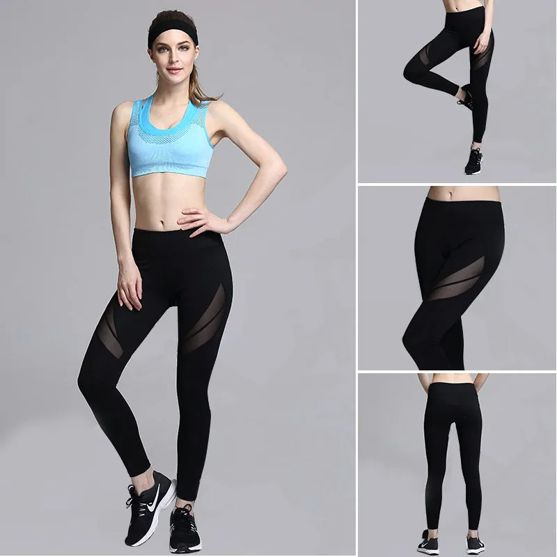 Sleek Black Women's Sport Leggings
