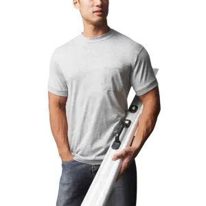 Stanfield's Men's T-Shirts 5771 - DryFX Cotton/Poly Blend, Moisture-Wicking, Antimicrobial, Rib Cuffs, Pack of 3, Durable & Comfortable | Sizes M-5XL