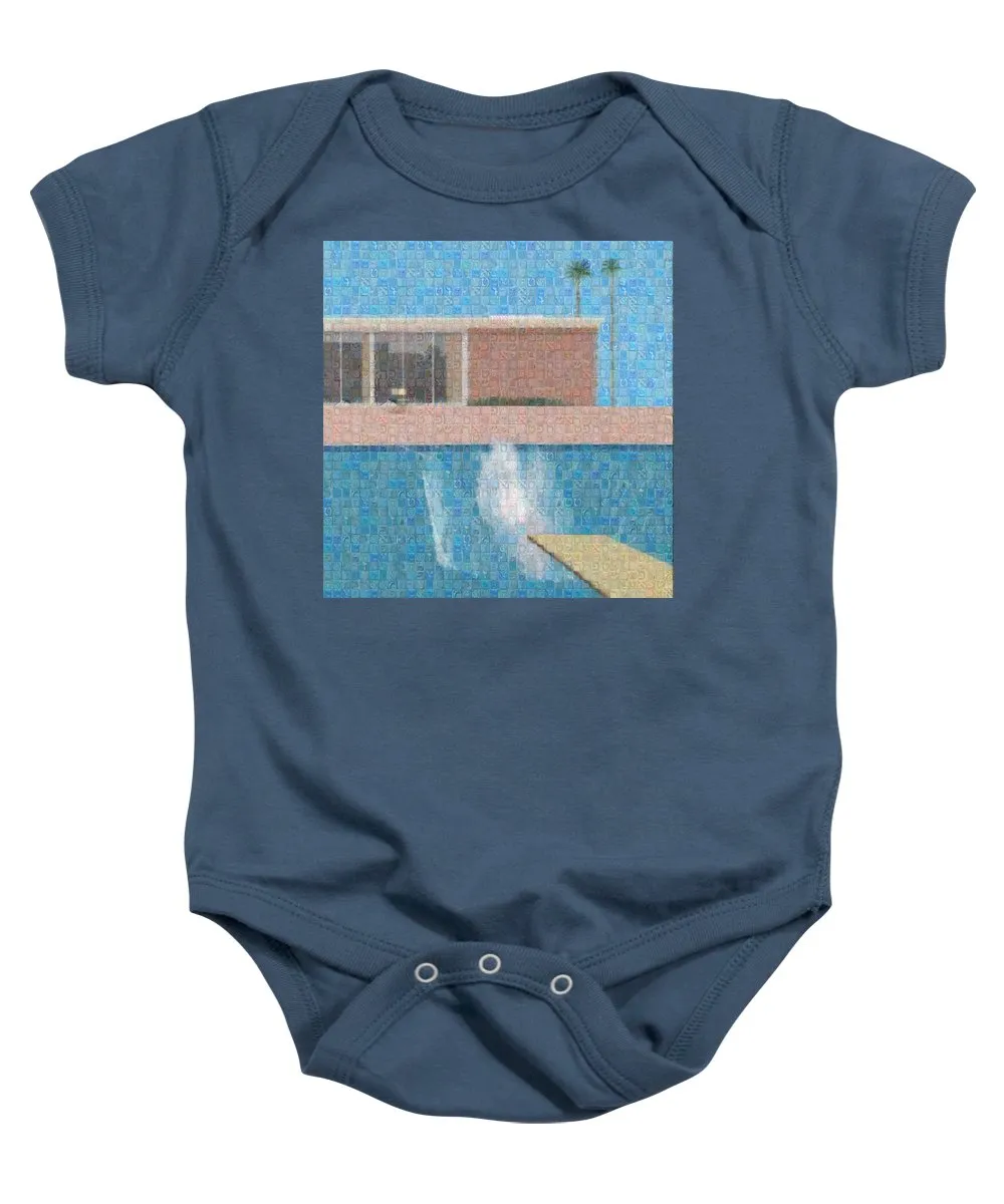 Tribute to Hockney - Baby Onesie