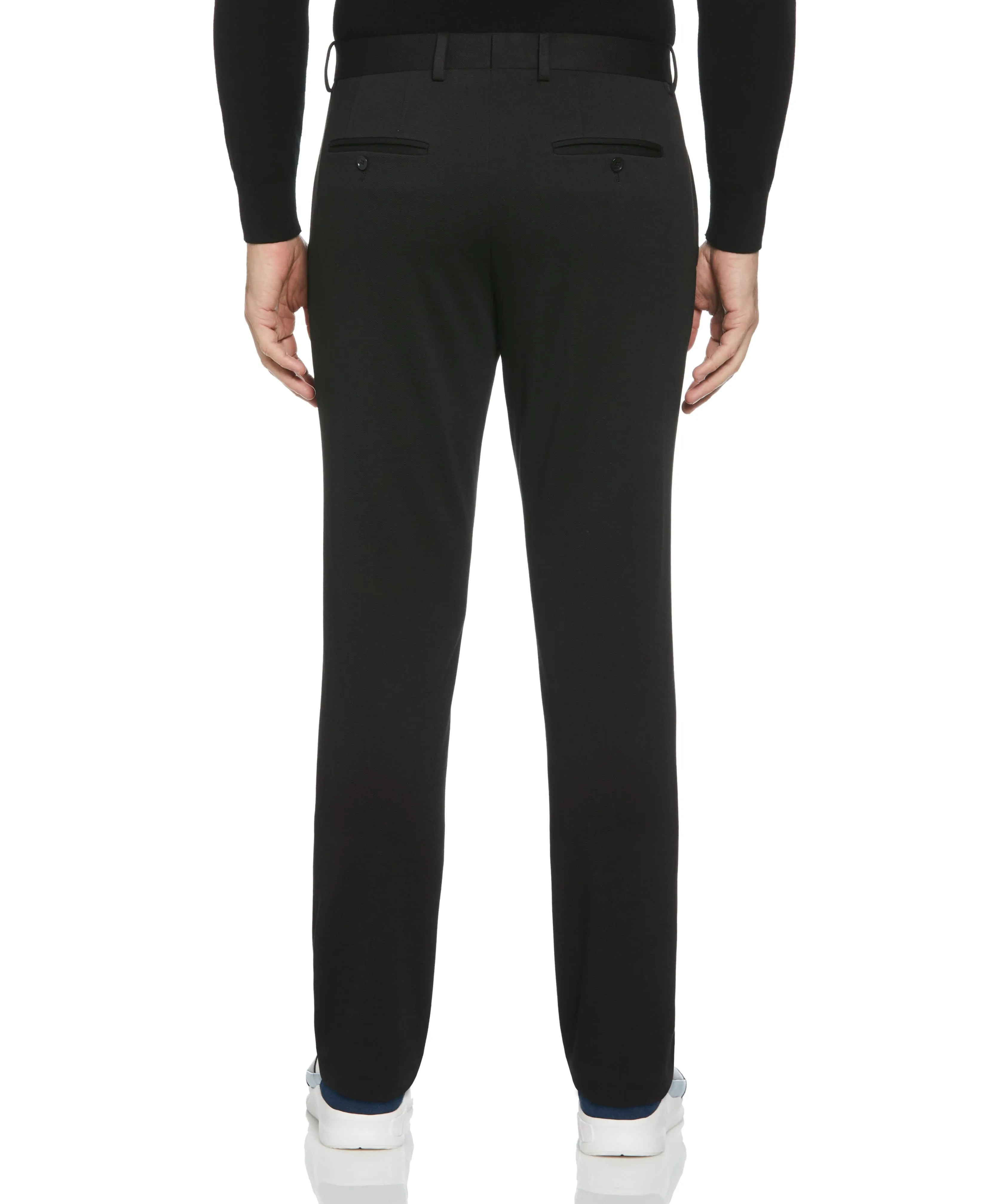 Very Slim Fit Solid Smart Knit Suit Pant