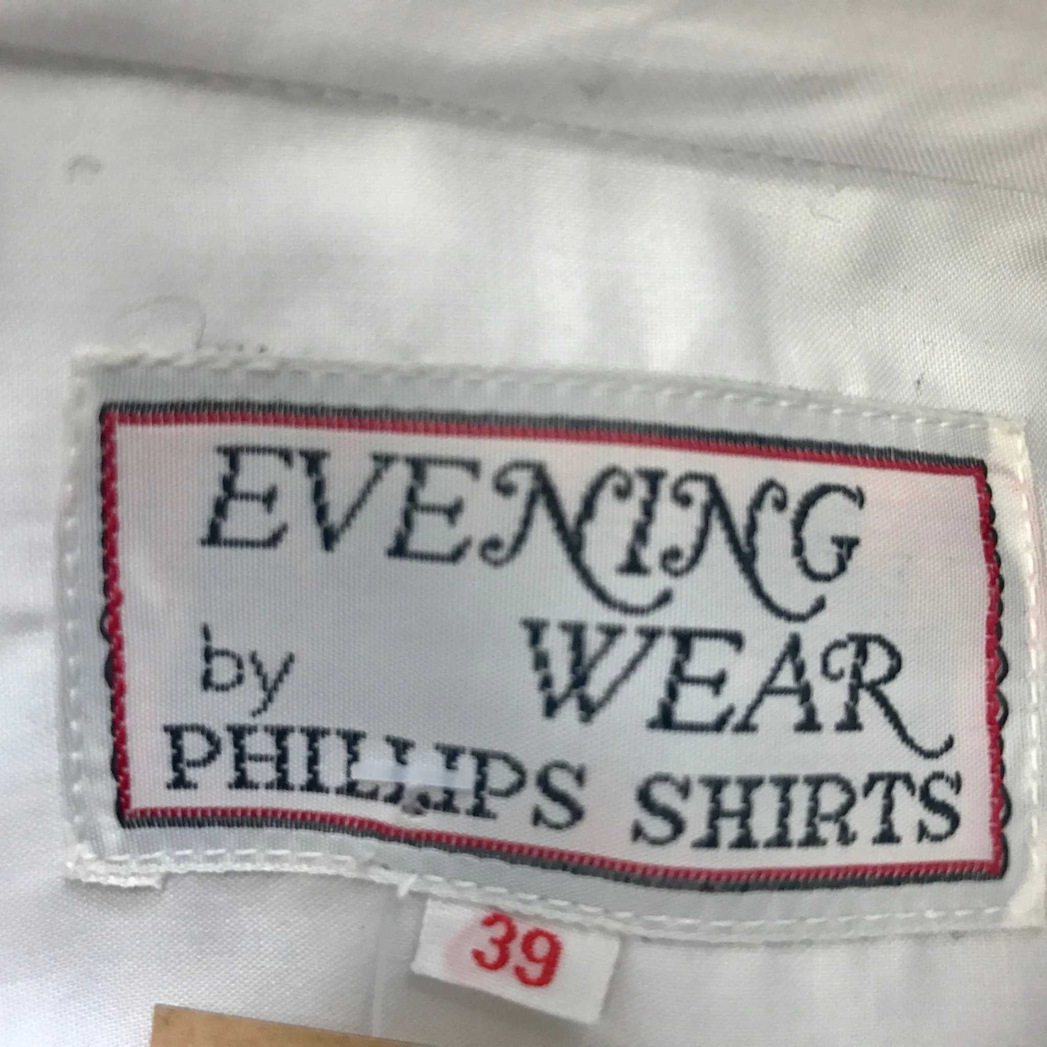 Vintage Deadstock 1970's Cotton L/S Dress Shirt Embroidery Sz M - OOAK