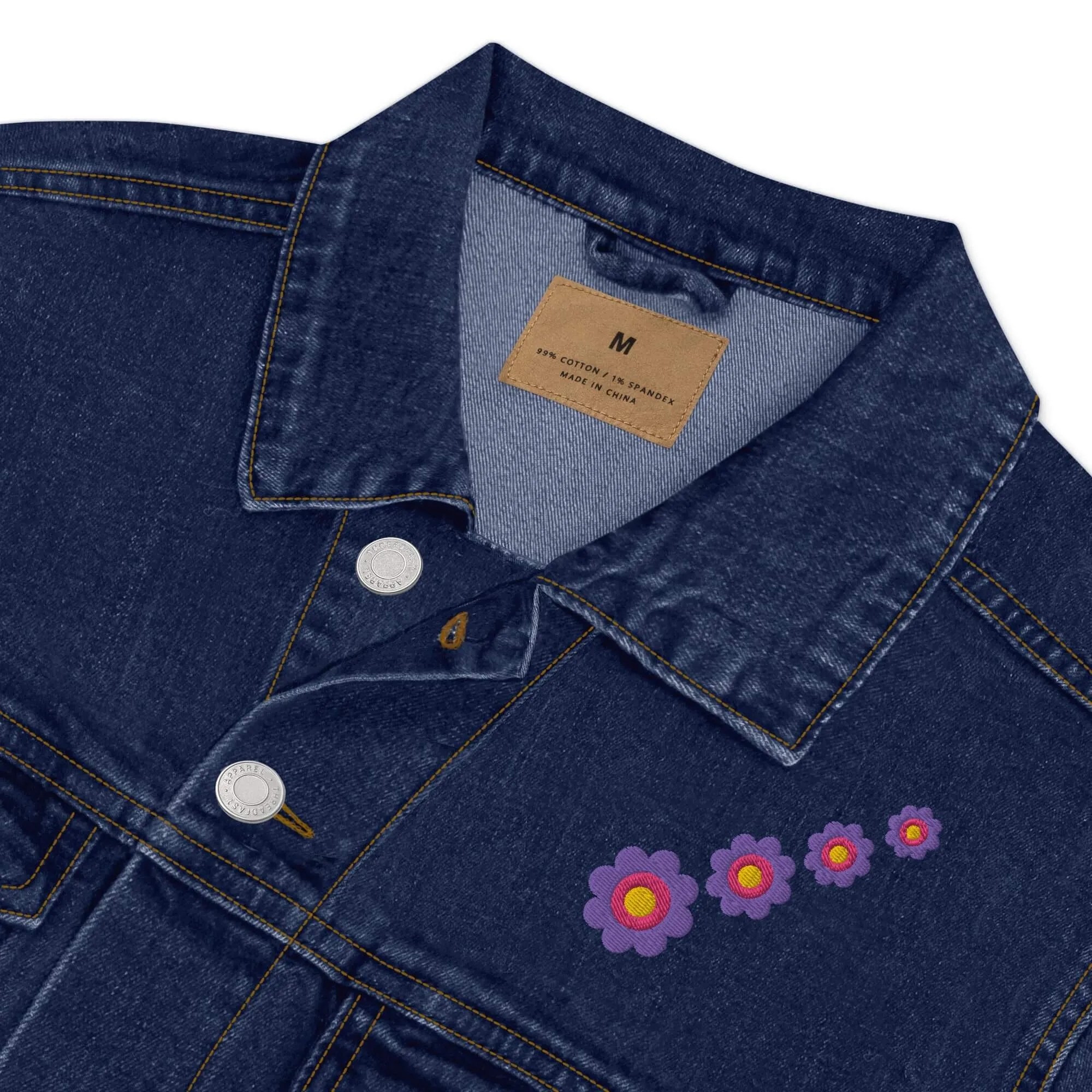 White Jean Jacket (Threadfast Apparel 370J)